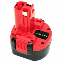 Аккумулятор (батарея) для шуруповерта BOSCH 9.6V 2.0Ah 2000mAh (NI-CD) BAT048 BAT049 BAT100 BAT119 BAT1041 P/N: 2607335707 2607335272 2607335260 VB-074705