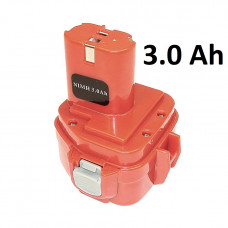Аккумулятор (батарея) для MAKITA 192597-4 192598-2 192681-5 192696-2 192698-2 192698-8, 192698-A, 193100-4, 193138-9, 193157-5 193681-6 193981-6 12V 3.0Ah 3000mAh (Ni-Mh) VB-057294