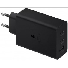 Сетевое зарядное устройство SAMSUNG 65W USB-A & 2 x Type-C, черное